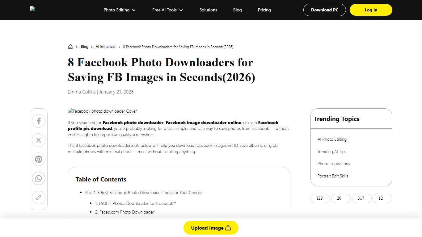 8 Fast, Safe & Free Facebook Photo Downloader Tools (2026)